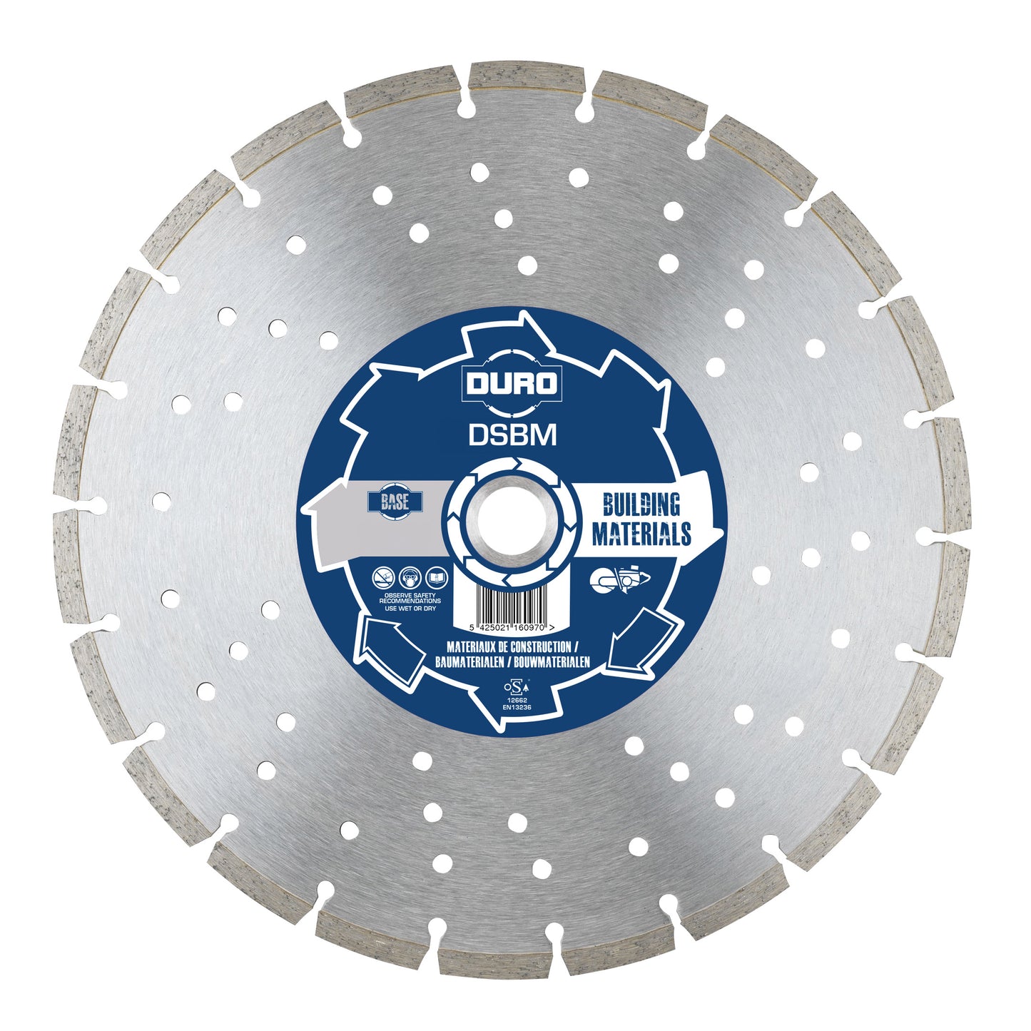 230Mm (9") Duro Base Dsbm General Purpose Diamond Disc