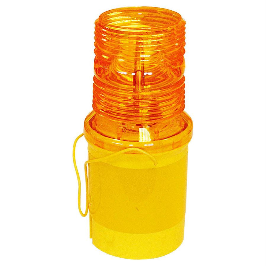 Single Battery Auto Flashing Road Lamp