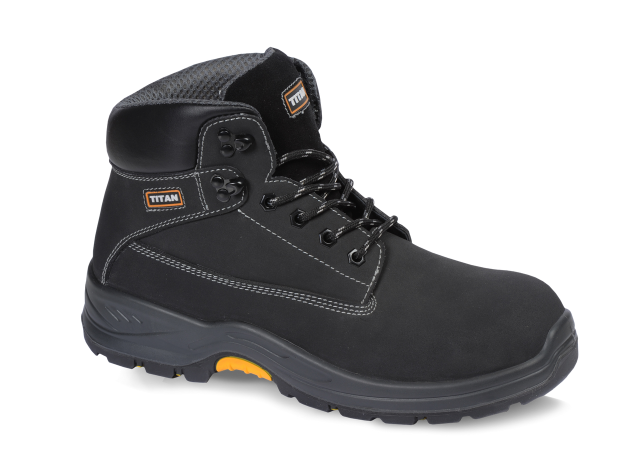 Titan Holton Black Nubuck Safety Boot