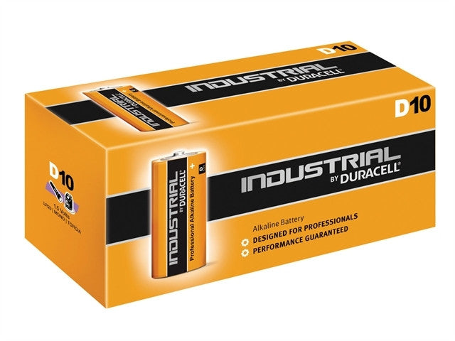 Duracell Industrial D Batteries (Pk.10)