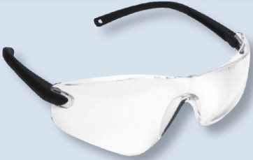 Pw34 Profile Clear Safety Glasses With Neck Cord