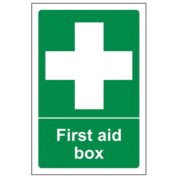 600 X 200 First Aid Point Sign – Builder's Buddy