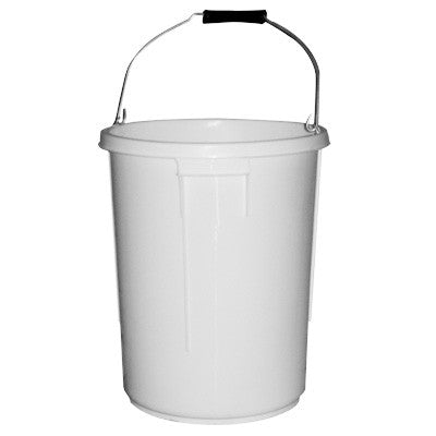 25Ltr Tall White Plasterers Bucket