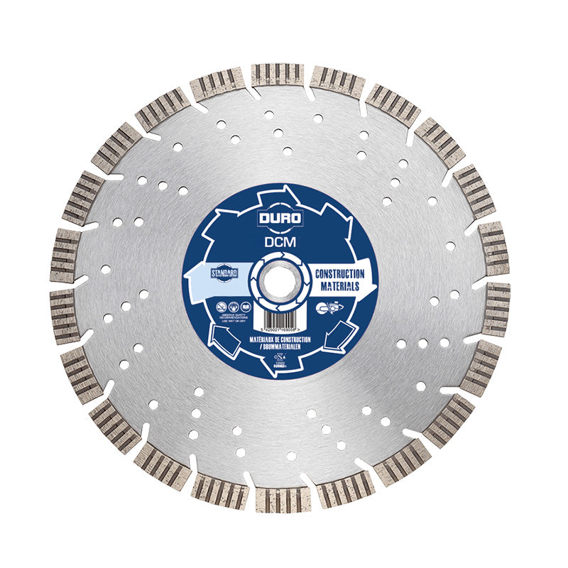 300Mm (12") X 20Mm Duro Standard Dcm Construction Diamond Blade