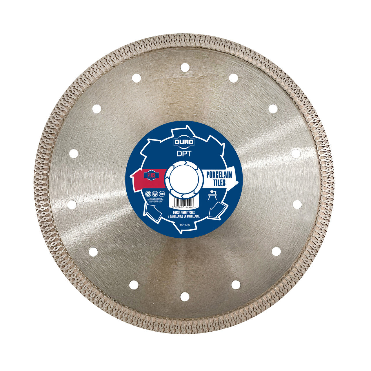 230Mm X 22.2Mm Duro DPT-HH Porcelain Tile Diamond Blade