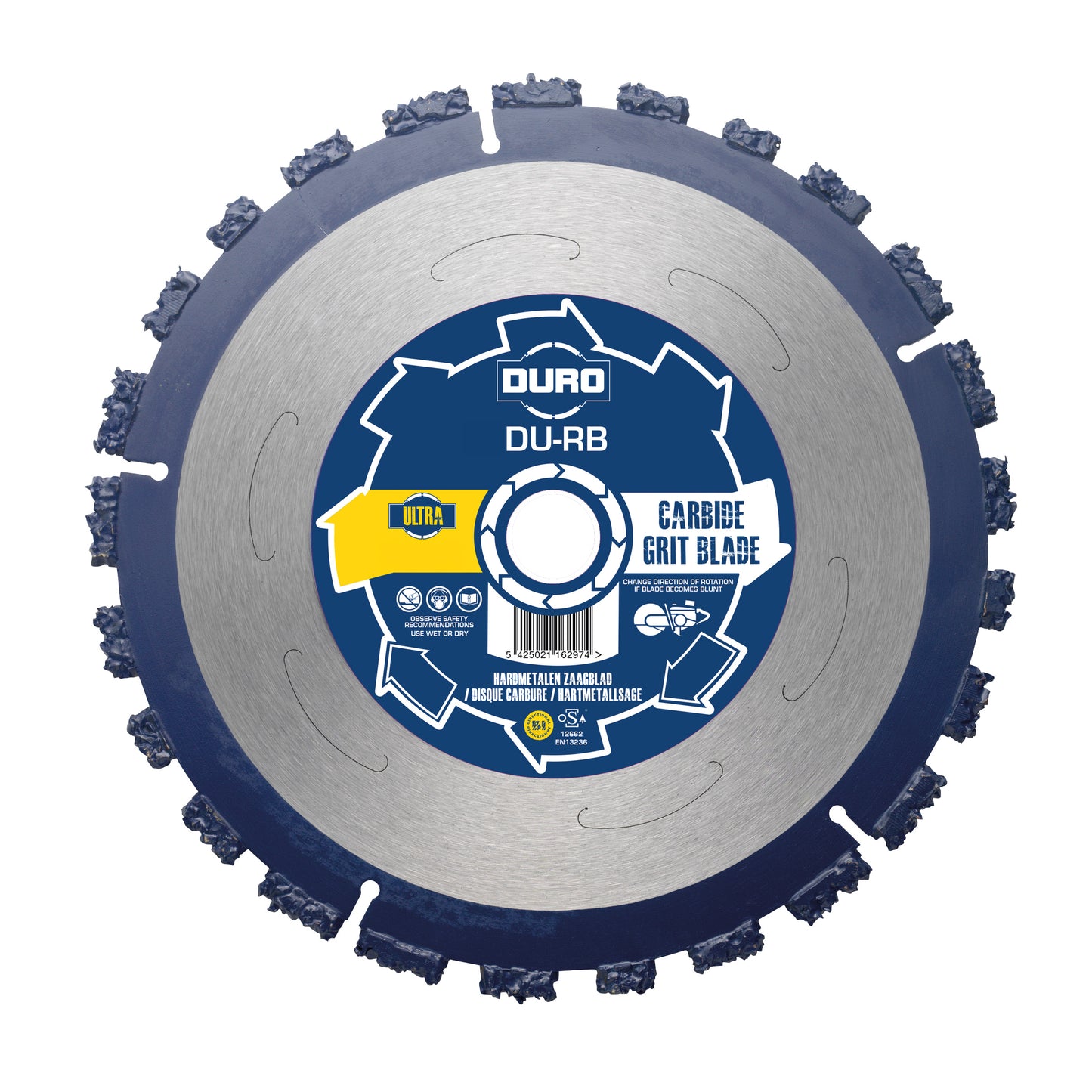 230Mm X 22.2Mm Duro Du-Rb Carbide Cluster Blade