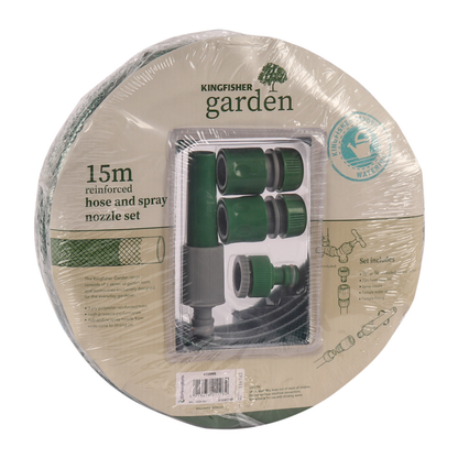 15M Garden Hose With Fittings