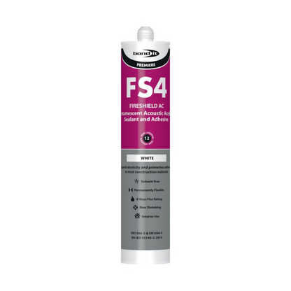 White Intumescent Fire Rated Silicone Sealant