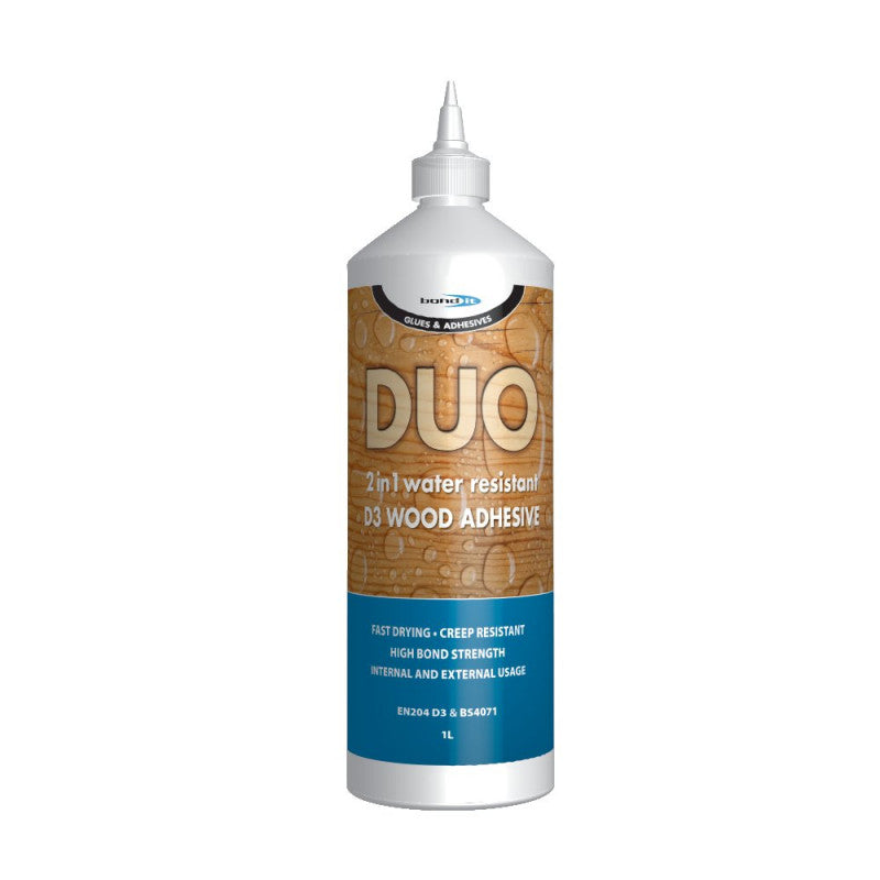 1Ltr D3 Duo 2 In 1 Wood Adhesive