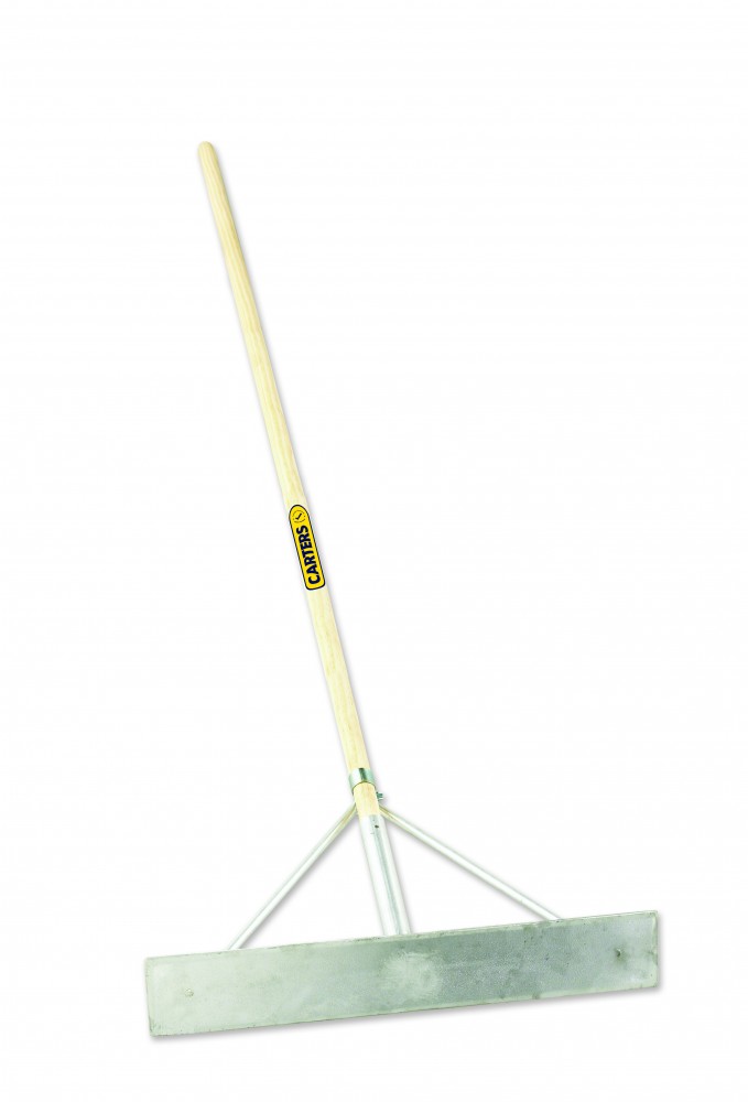 Aluminium Head Spazzle With Wooden Handle