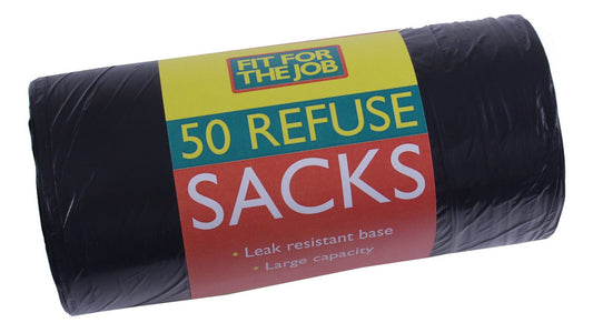 Black Bin Bags (Roll 50)