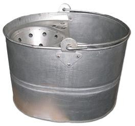 Galvanised Metal Mop Bucket
