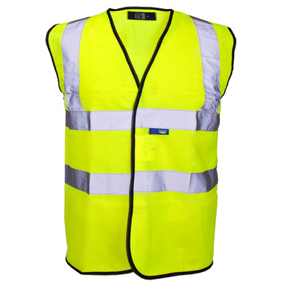 Yellow High Vis Sleeveless Waistcoat