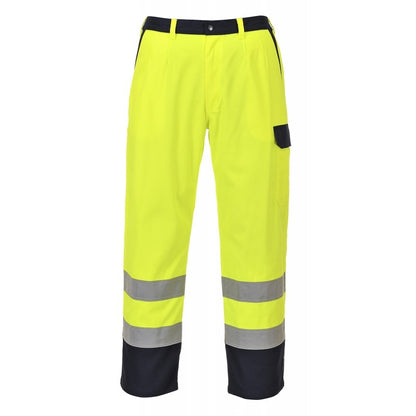 High Vis Yellow Flame Retardant Work Trousers