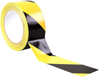 Yellow & Black Self Adhesive Floor Marking Tape