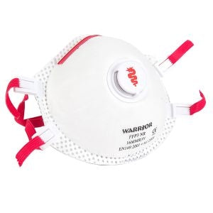 Warrior FFP3 Moulded Valved Dust Masks (Box 5) – Builder's Buddy