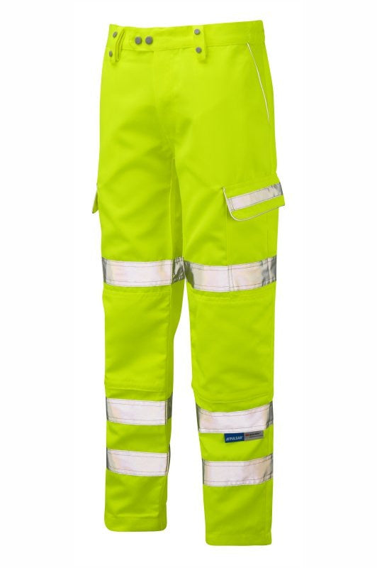 Pulsar P346 Yellow Poly Cotton Combat Trousers