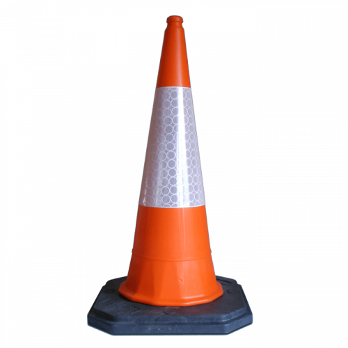 1000Mm (1Mtr) 2 Part Road Cone