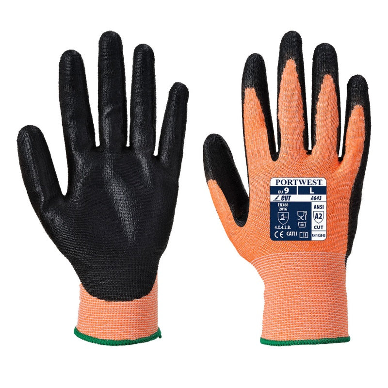 Orange/Amber Cut Level 3 Glove