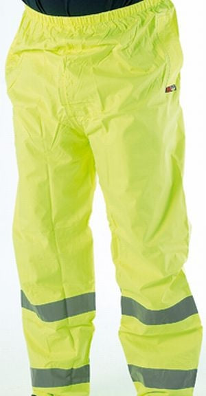 Yellow High Vis Waterproof Over Trousers