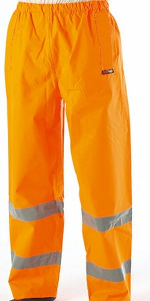 Orange High Vis Waterproof Over Trousers