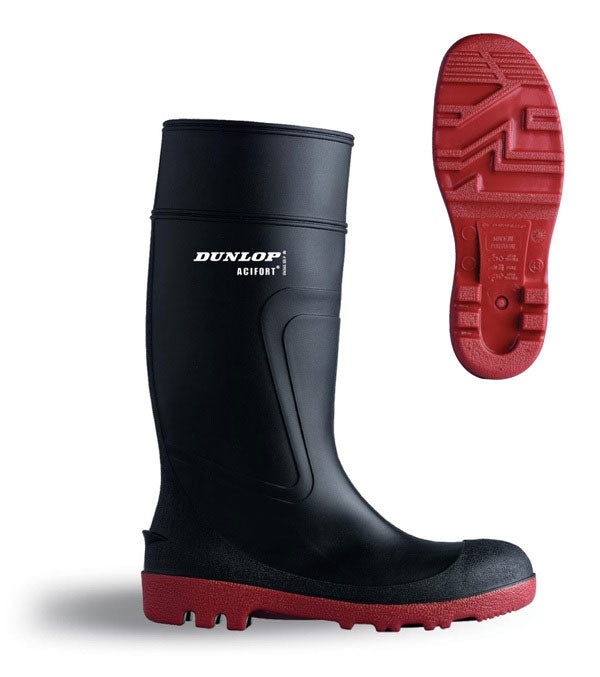 Dunlop Black Safety Wellingtons
